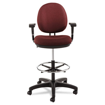 Alera® Alera Interval Series Swivel Task Stool, Supports Up To 275 Lb, 23.93" To 34.53" Seat Height, Black Fabric freeshipping - TVN Wholesale